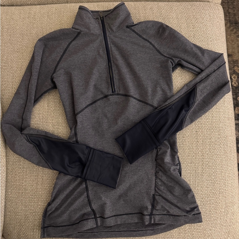 lululemon quarter zip with pocket.